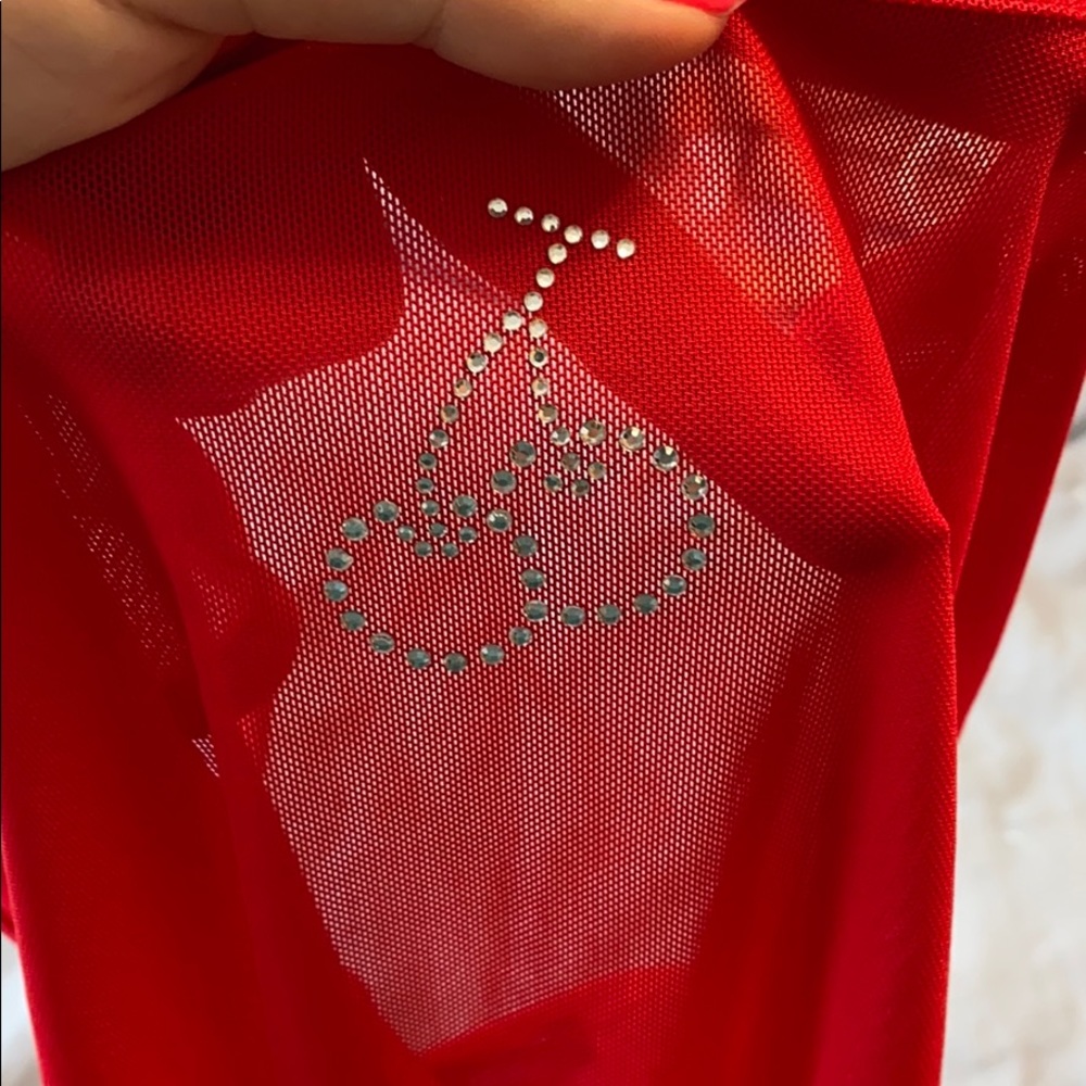 Mesh cherry bodysuit - Picture 3 of 4